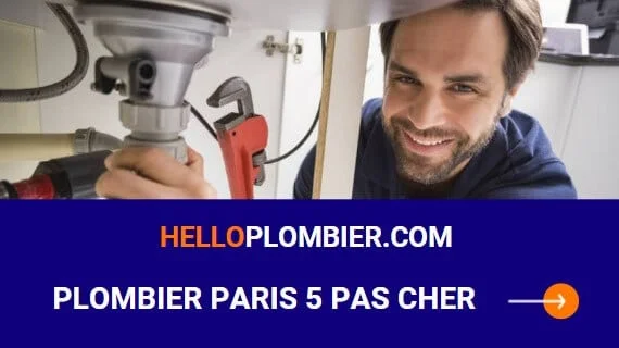 plombier Paris 5 pas cher prix
