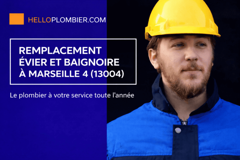 Remplacement d’évier et de baignoire à Marseille 13004 par Hello Plombier, intervention rapide et soignée